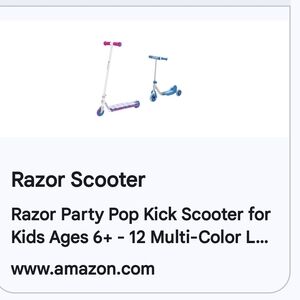 Razor Colorful Kick Scooter for Kids